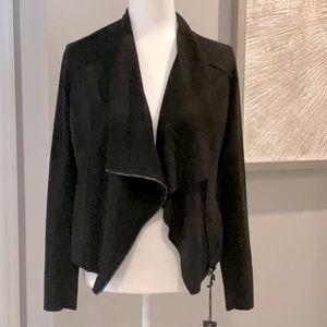 BLANK NYC faux suede moto NWT black, Size S